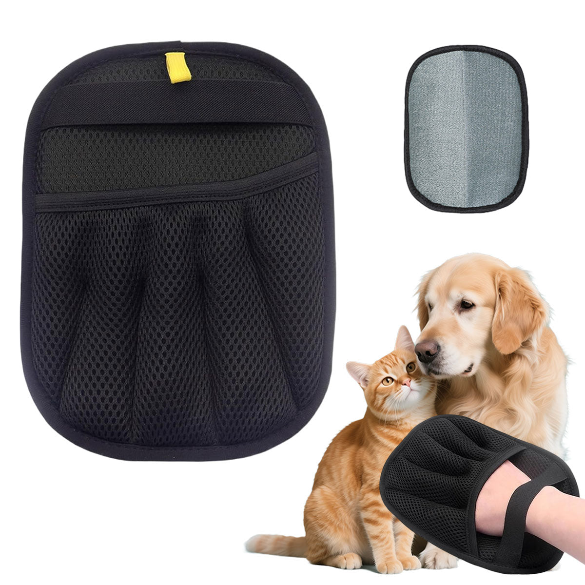 Qpets® Pet Hair Remover Gloves