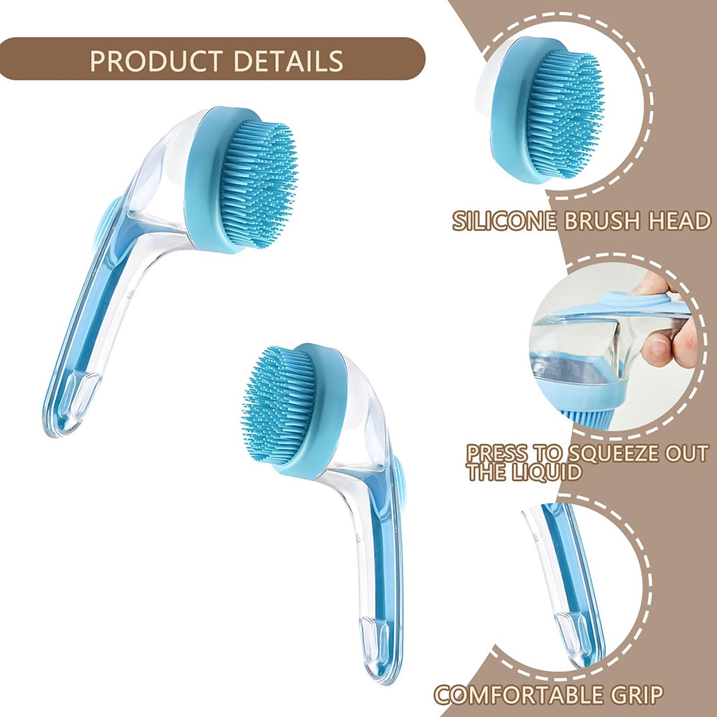 Qpets® Pet Bath Brush for Dogs and Cats