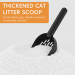 Qpets® Wall-Mountable Cat Litter Scoop, Rust-Proof Cat Litter Scoops, Space-Saving Sifting Shovel for Efficient Clump Cleaning, Perforated Shovel with Storage Case & Clump-Sifting Design Keeps Tidy