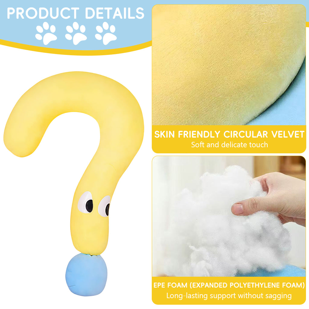 Qpets Soft Pet Pillow for Cats and Dogs with Plush Stuffed Cushion | All Season Home Decor
