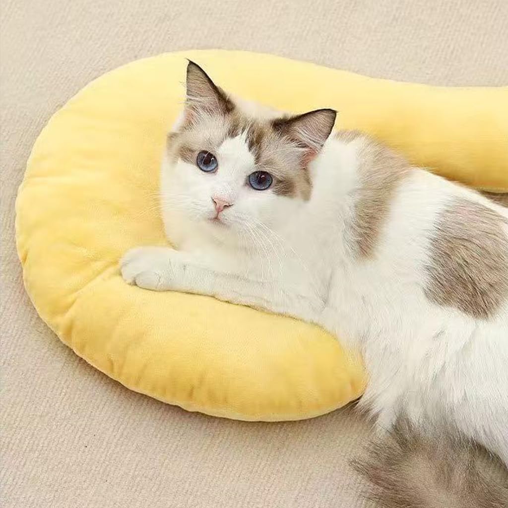 Qpets Soft Pet Pillow for Cats and Dogs with Plush Stuffed Cushion | All Season Home Decor