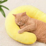 Qpets Soft Pet Pillow for Cats and Dogs featuring Plush Question Mark Shape | Cozy All Season Cushion