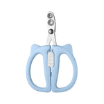 Qpets® Cat Nail Cutter, Cute Cat Clipper Bear Design, Stainless Steel Pet Nail Trimmer with 2-Size Holes & Nails File, Safe Design Prevents Over-Cutting for Cats, Kittens & Small Pets at Home