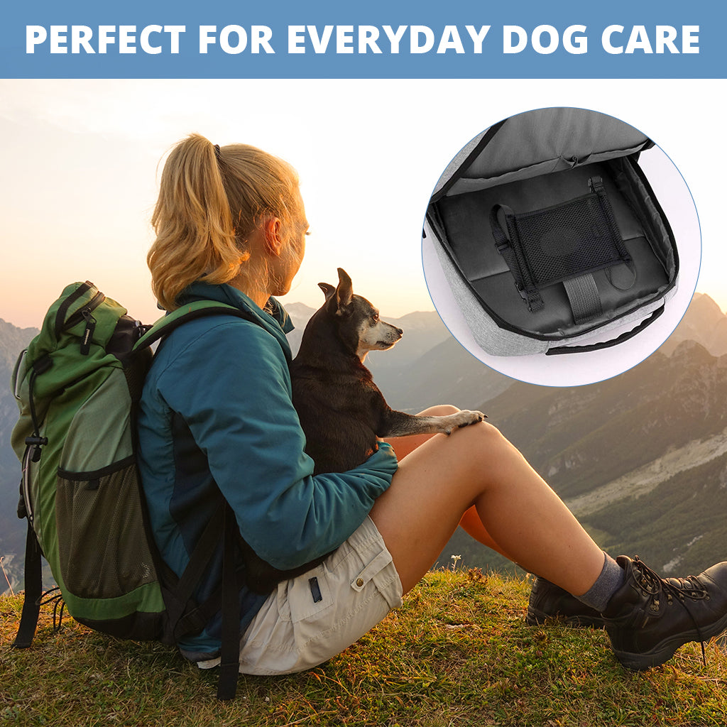 Qpets® Female Dog Diaper Wrap with 3 Pads, Breathable Mesh Dog Diapers for Female Dogs, Tail-Friendly Design, Quick Release Buckle & Adjustable Straps, for Heat Cycle Incontinence Training, Size L