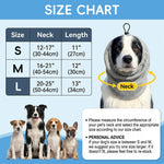 Qpets® Dog Cooling Snood Headwrap Adjustable Breathable Polyester Neck Gaiter, Lightweight Cooling Wrap with Drawstring, Calming Anxiety Ear Cover for Grooming, Travel & Hot Weather Protection-L
