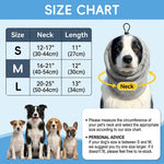 Qpets® Dog Cooling Snood Headwrap Adjustable Breathable Polyester Neck Gaiter, Lightweight Cooling Wrap with Drawstring, Calming Anxiety Ear Cover for Grooming, Travel & Hot Weather Protection-M