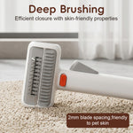 Qpets® 2-IN-1 Pet Self-Detangling & Grooming Comb,