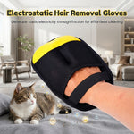 Qpets® Pet Hair Removal Glove Upgraded Reusable Electrostatic Mitt for Dogs Cats Furniture Clothing Carpet