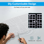 Qpets® Aquarium Lid Hood Fish Tank Cover Plastic Grid Panel with Clips for Terrarium and Aquarium Use