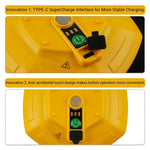 Qpets Floating Live Bait Aerator with 2000mAh Rechargeable Battery, IPX7 Waterproof Design