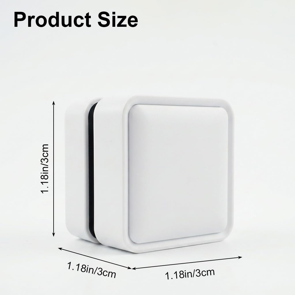 Qpets Mini Magnetic Algae Scraper for Compact Aquariums with 3cm Head and Floating Pad