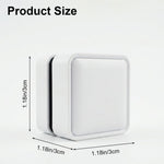 Qpets Mini Magnetic Algae Scraper for Compact Aquariums with 3cm Head and Floating Pad