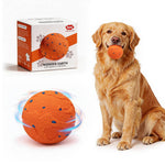 Qpets Interactive Dog Ball with 10mm ETPU Shell, Two Play Modes and IPX7 Waterproof Design