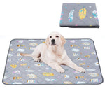 Qpets Washable Dog Pee Pad with 90x75cm Size, Absorbent Core and Waterproof TPU Backing