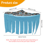 Qpets® Hamsters Hammock Corner, Tassel Curtains for Cage Small Pet Hideout Corner Curtain Cover Hammock for Guinea Pig, Dwarf Hamsters, Hedgehog