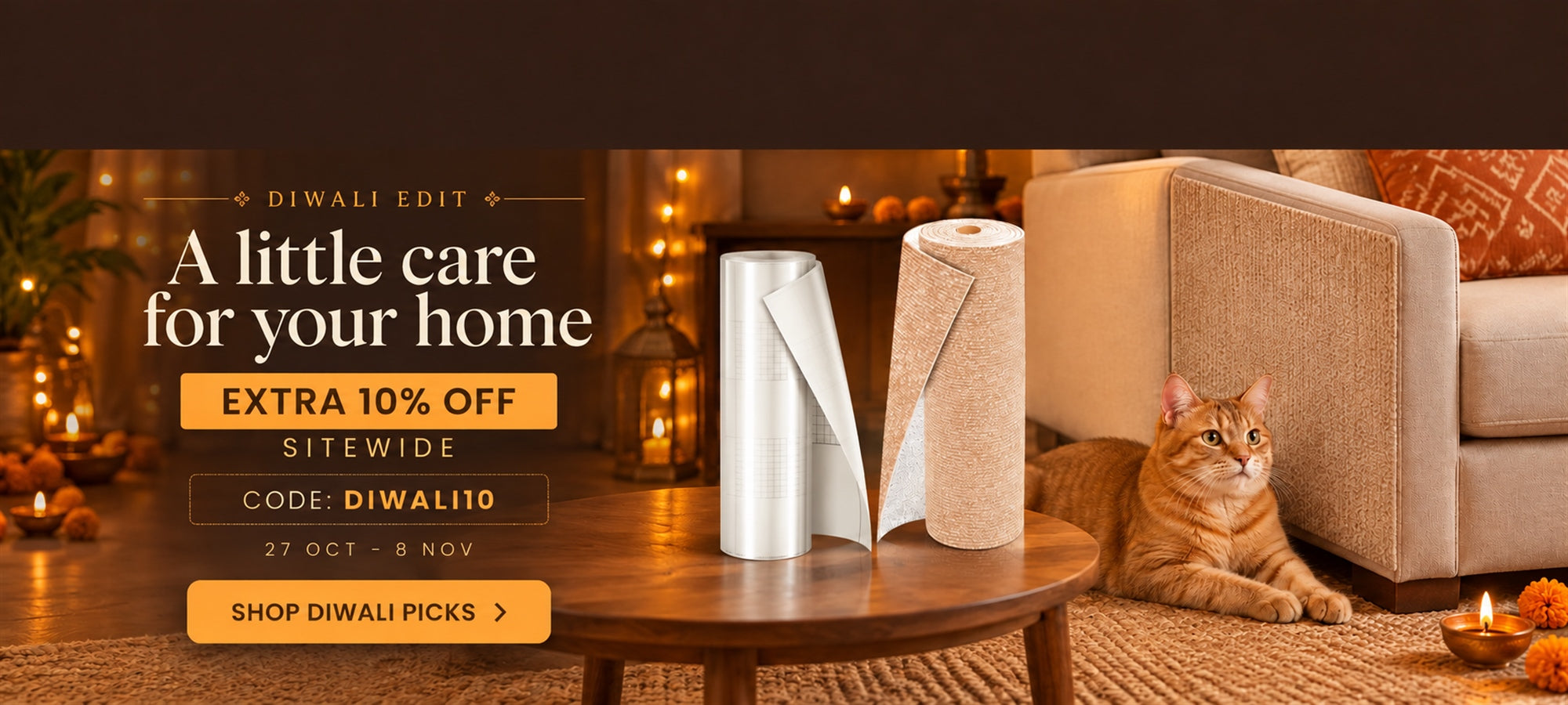 Diwali 2026 SITEWIDE 10% off DIWALI10 - qpets - new-qpets-2-desktop - 27 Oct to 8 Nov