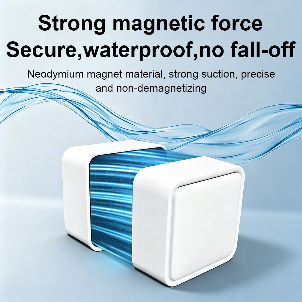 Qpets Mini Magnetic Algae Scraper for Compact Aquariums with 3cm Head and Floating Pad