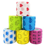 Kinesiology Tape for Physiotherapy, Stmandy Vet Tape wrap, wrap Bandage, Adhesive wrap Bandage for The Person or The Pets (Cat, Dogs and Other Animal) who was injure or Have Wounds