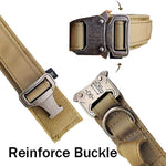 Dog Collar for Large Dogs Adjustable Nylon Tactical Dogs Collar with Strap Handle Dog Training Collar Quick Release Metal Buckle for Large Dogs(XL, 20''-24 inch''/50-59cm)