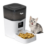 3L Wi-Fi Dog Cat Feeder Automatic, App Control-Enabled Smart Cat Food Dispenser with Portion Control & Timer Setting & Voice Reminder, Suit for Small and Medium Pet Dogs Feeder 1-10 Meals