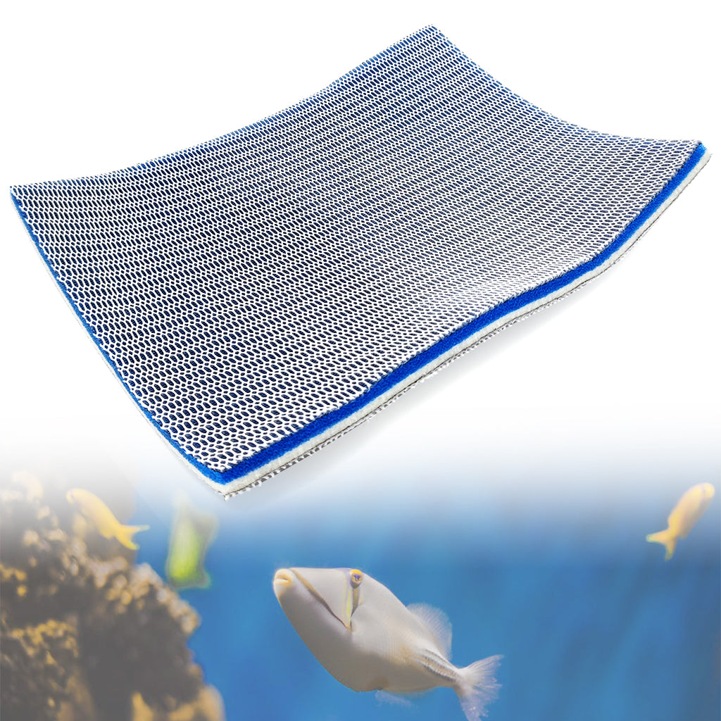 30 * 40cm Aquarium Filter High Density 8 Layer Filter Cotton Reusable Aquarium Filter Pad,Fish Tank Aquarium Tank Sponge Filter Cuttable Aquarium Filter s for Fish Tank