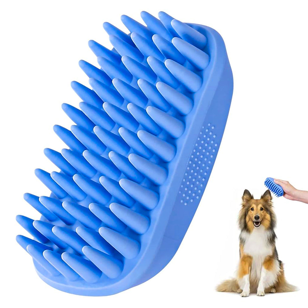 Dog Brush for Bathing, Pet Massage Brush Puppy Grooming Brush Soft Bathing and Shedding for Dogs and Cats, Dog Bath Brush Cat Cleaning Brush Pet Comb