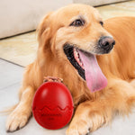 Ball Toy Dog Toy Slow Feeding Toy Dog Chew Toy Licking Toy Durable Rubber Egg Toy for Dog TreatsToy for Small, Medium Dog Up to 16kg