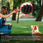 Ball Toy Dog Toy Slow Feeding Toy Dog Chew Toy Licking Toy Durable Rubber Egg Toy for Dog TreatsToy for Small, Medium Dog Up to 16kg