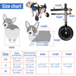 Small Dog Wheel-Chair for Back Legs, Walking Assistance for Disabled Dog, Wheel Chair Hind Limb Hind Back Leg Disabled Dog Mobility Aid Trolley Legs Rehabilitation Light Pet Walk Assistance