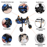 Small Dog Wheel-Chair for Back Legs, Walking Assistance for Disabled Dog, Wheel Chair Hind Limb Hind Back Leg Disabled Dog Mobility Aid Trolley Legs Rehabilitation Light Pet Walk Assistance